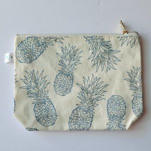 Adorable Canvas Pineapple Print Pouch